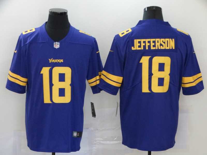 Nike Vikings 18 Justin Jefferson Purple 2020 NFL Draft Color Rush Limited Jersey,We sell and wholesale Nike Vikings 18 Justin Jefferson Purple 2020 NFL Draft Color Rush Limited Jersey on line form chian!